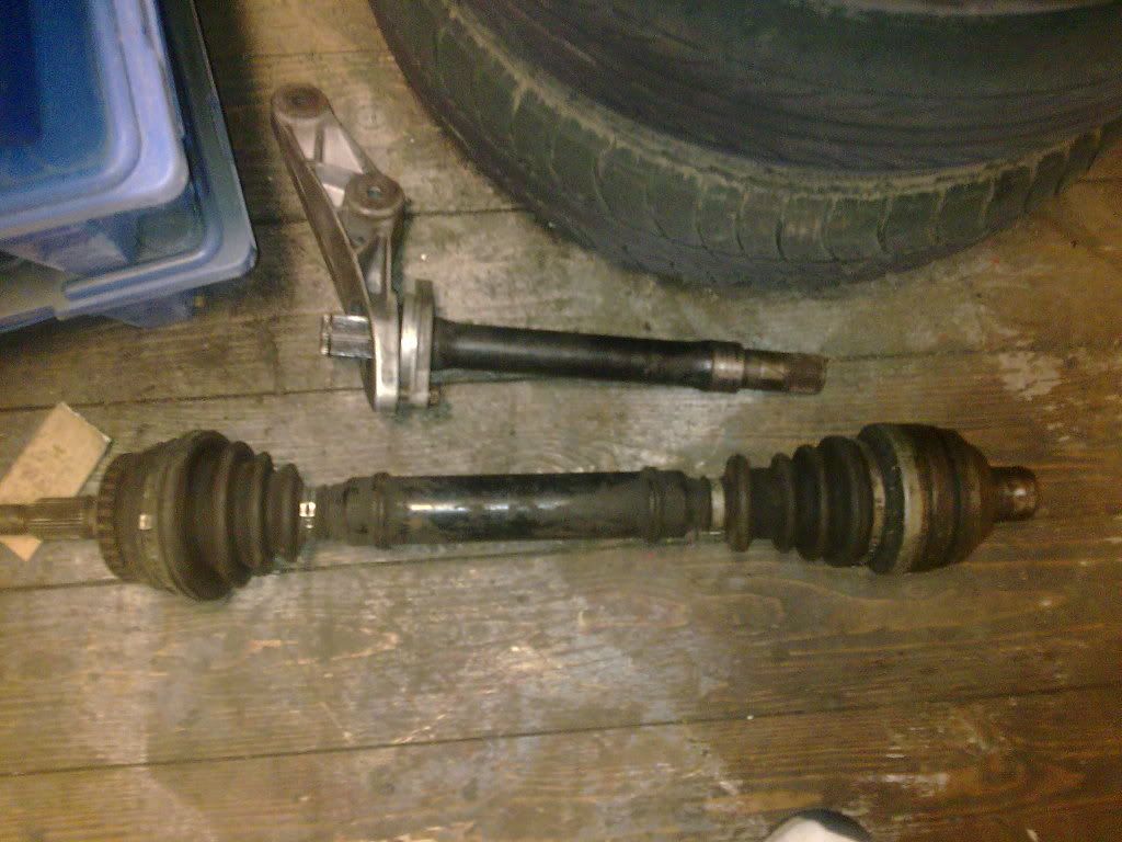 Drivers side Equal Length Drive shaft and Centre Bearing Vauxhall